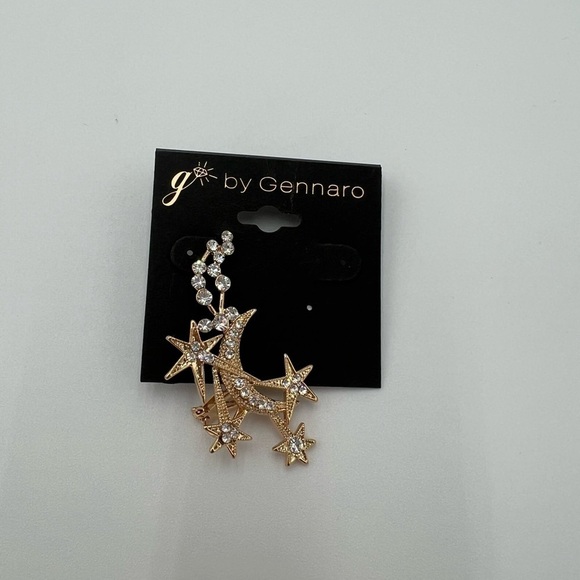 One Gold Plated Cuff Earrings for Women Cartilage Ear Cuff CZ - Picture 2 of 4